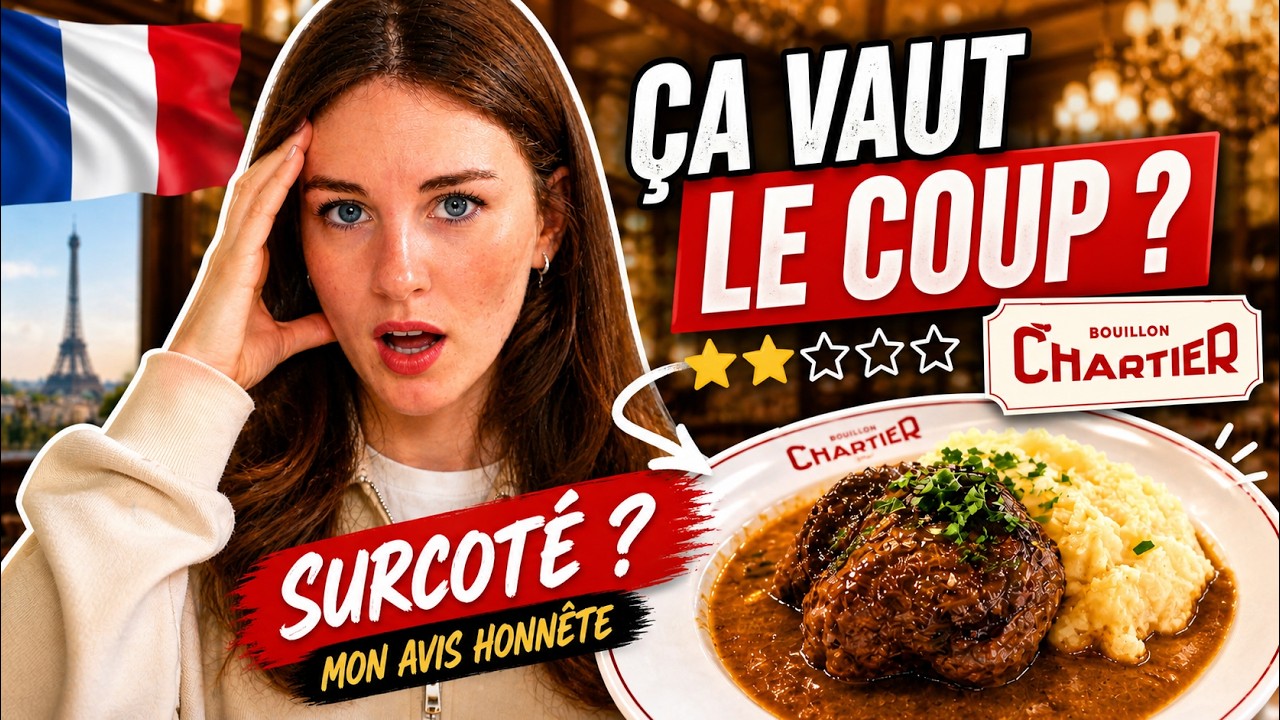 Je teste le restaurant le plus célèbre de Paris (Bouillon Chartier) : MON AVIS