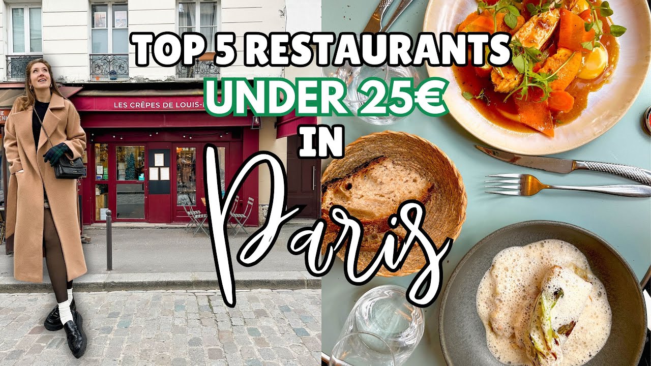 Top 5 restaurants UNDER 25€ you dont want to miss in Paris ! (with prices and dish recommendations)