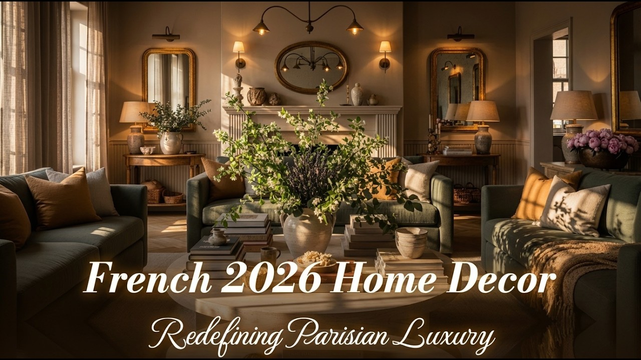 2026 French Home Decor Trends: Parisian Interiors Redefining Regenerative Luxury