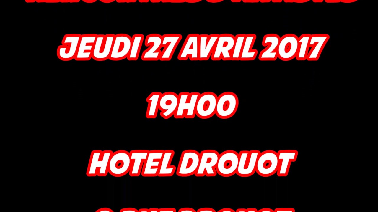 street art in paris jeudi 27 avril 2017 19h00 hotel drouot