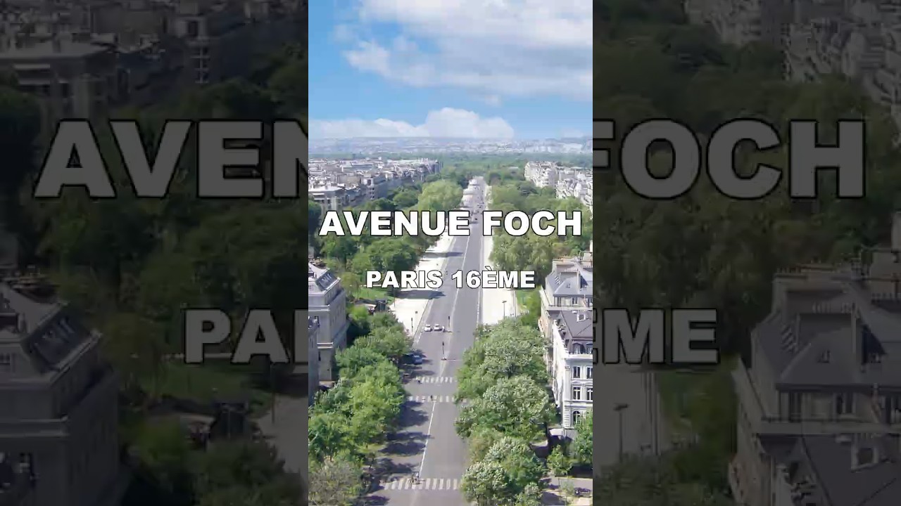 🌿 L’Avenue Foch, joyau du 16e arrondissement.