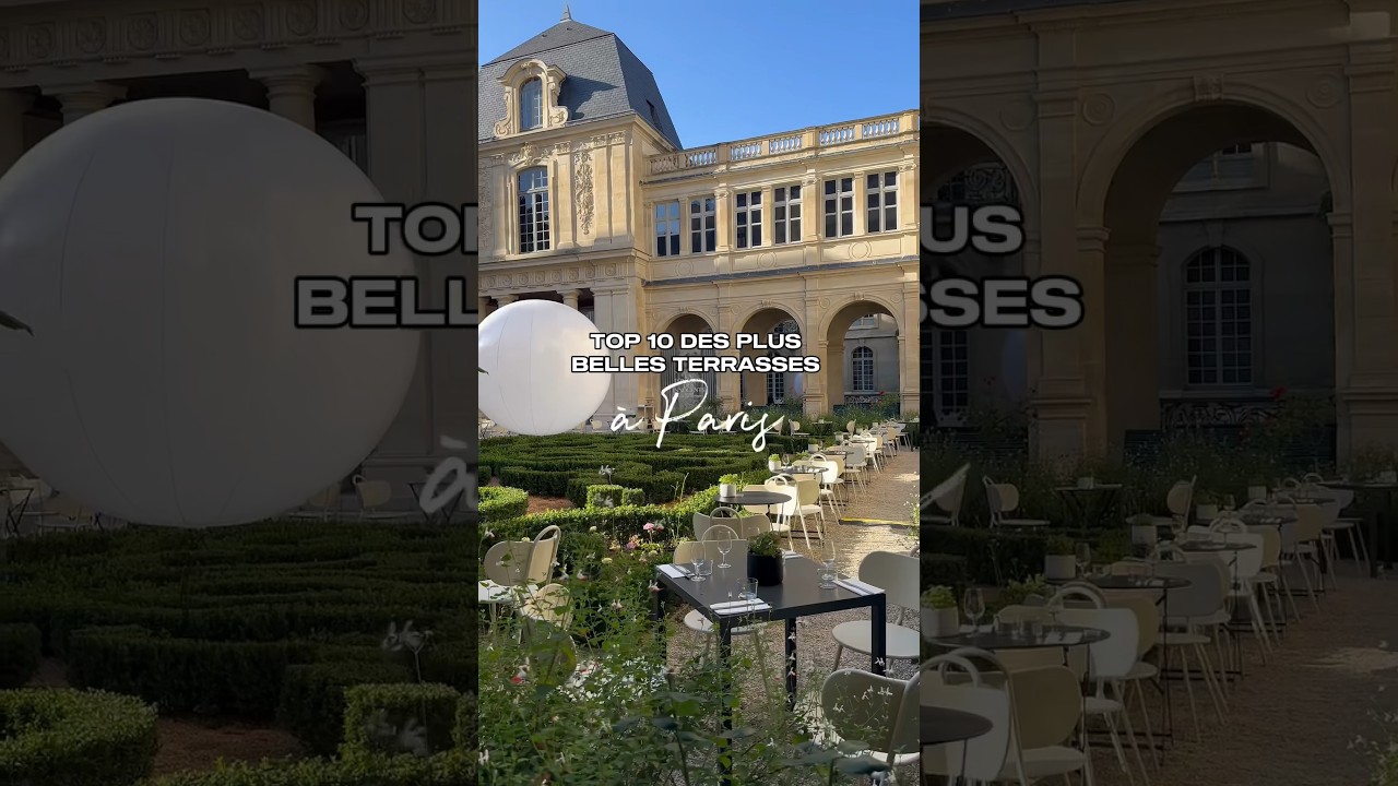 Les plus belles terrasses de Paris 🌿☀️😎 #paris #terrassesparis #restoparis