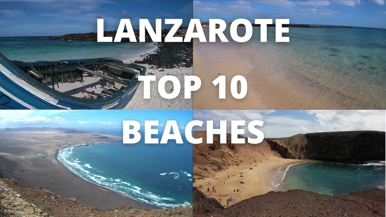 TOP 10 des plus belles plages de Lanzarote iles Canaries Espagne travel guide voyage