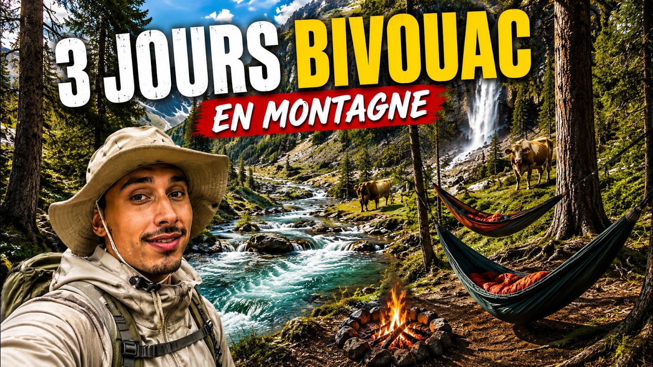 3 JOURS DE BIVOUAC EN MONTAGNE (Sans Eau)