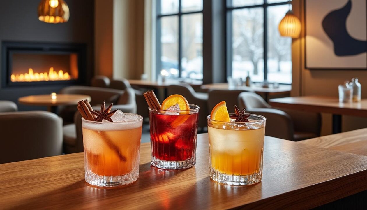 découvrez les cocktails d'hiver sur mesure de l'hôtel moxy paris val d’europe, situé à deux pas de disneyland paris, pour une expérience chaleureuse et unique.
