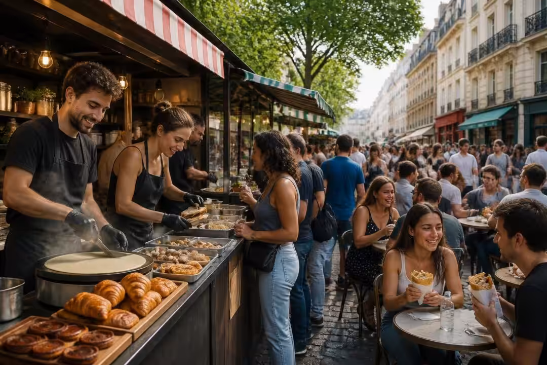 découvrez les meilleures adresses de street food à paris pour savourer des plats gourmands et authentiques lors de vos balades urbaines.